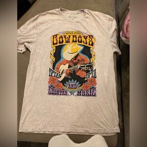 Buckle Wild West Cowboys Graphic Tee - Cream